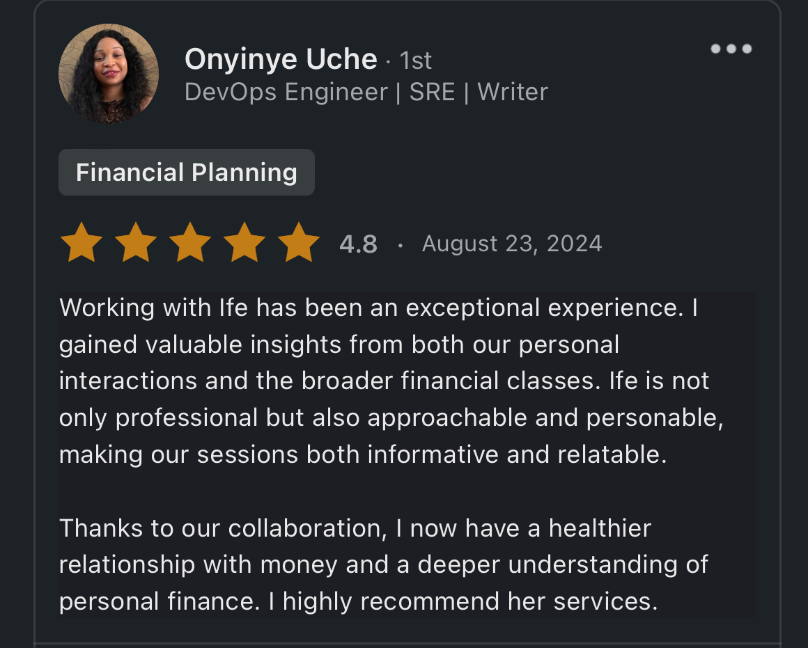 Client Testimonial